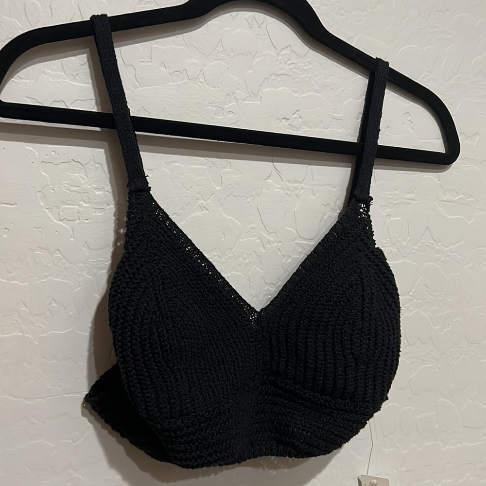 Anthropologie Crochet Bralette Festival Crop Top, NWT, Size XS
